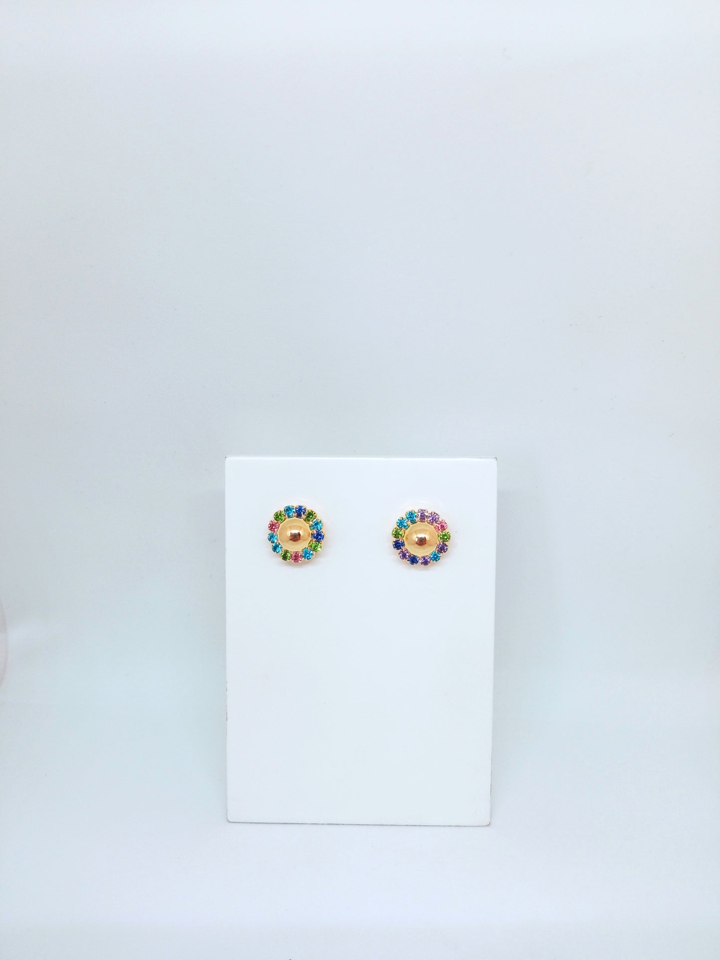 Brinco Esfera - Strass Colors