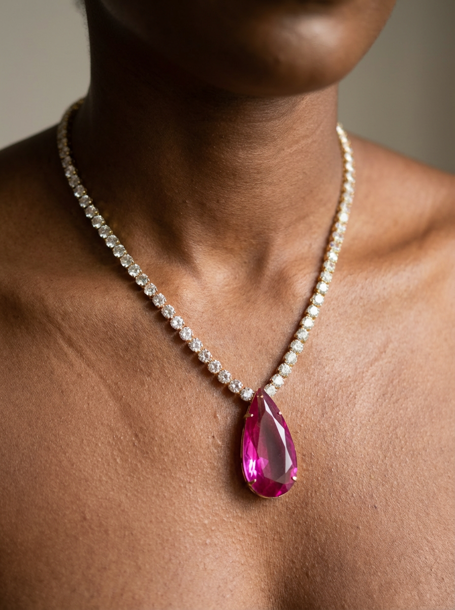 Colar Riveira com Gota