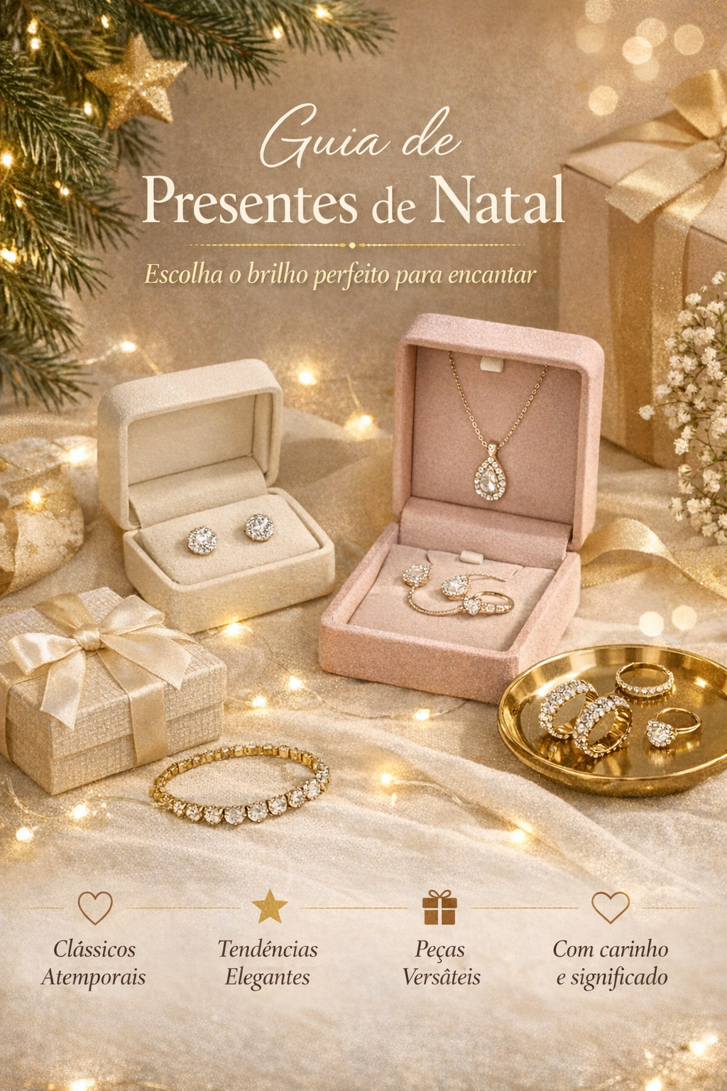 Guia de Presentes de Natal: Como Escolher a Joia ou Semijoia Ideal