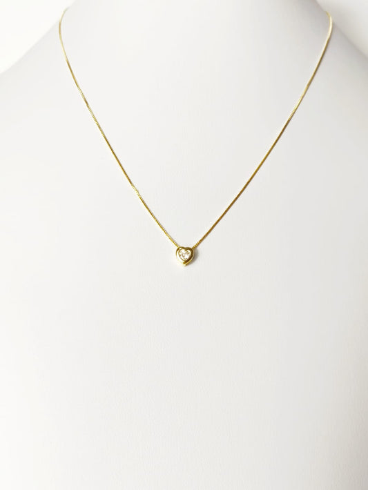 Corrente Ponto de Luz Coração - Mini