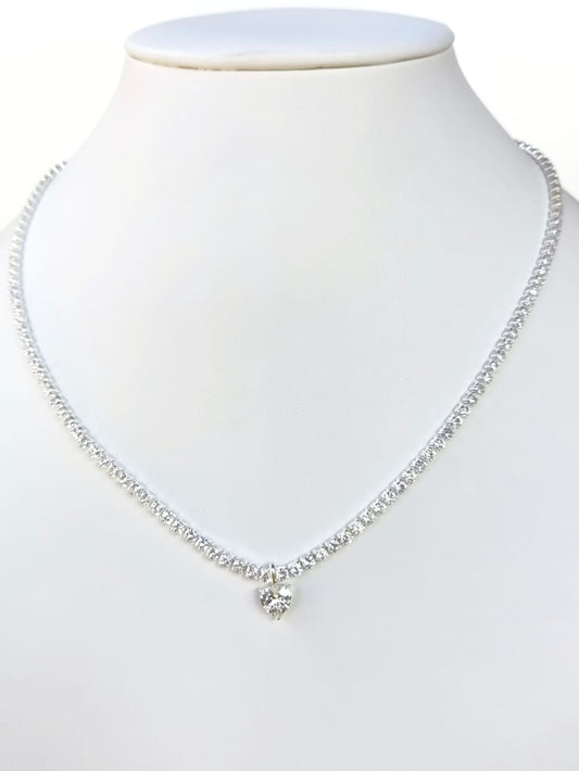 Choker Riviera - Pingente Coração