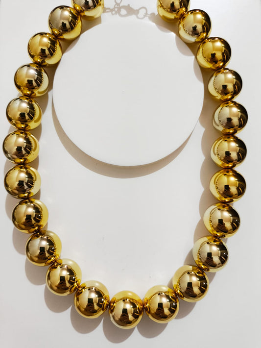 Colar Esfera Maxi - Ouro