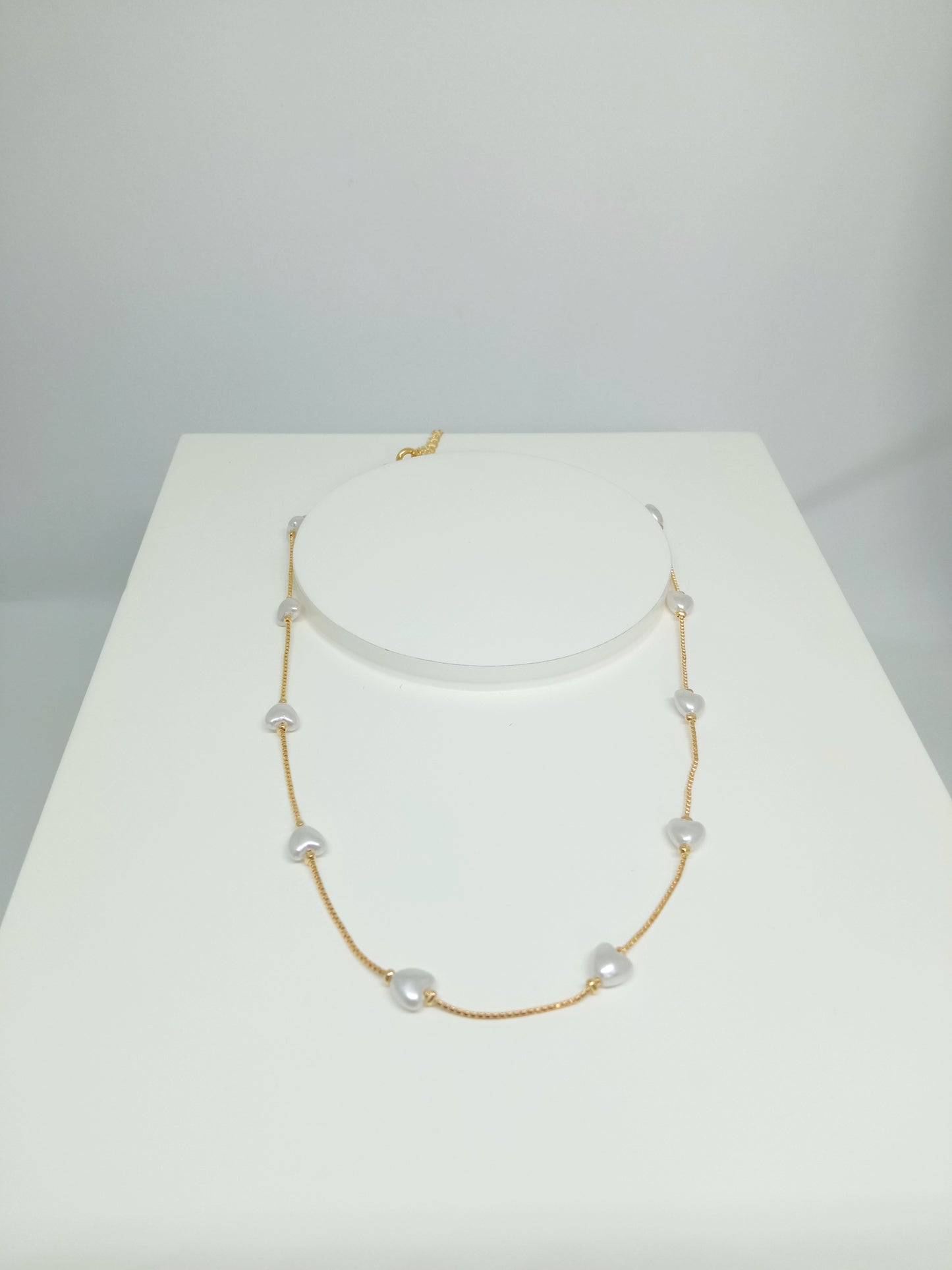 Choker Pérola Coração
