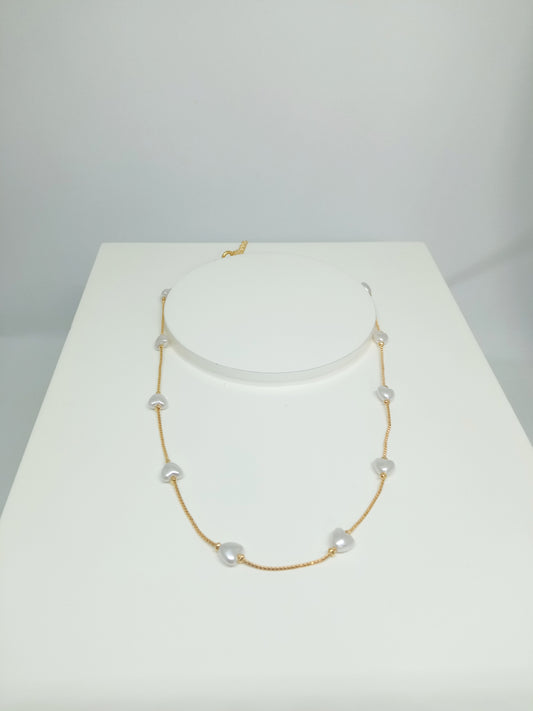 Choker Pérola Coração
