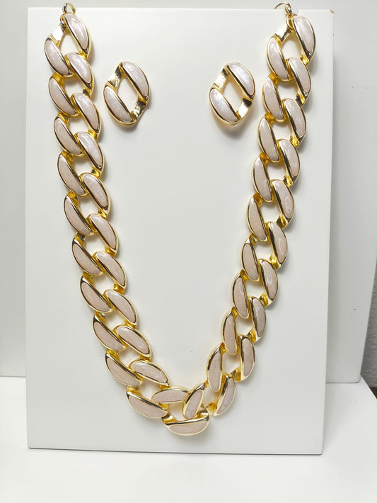 Conjunto Esmaltado - Bege