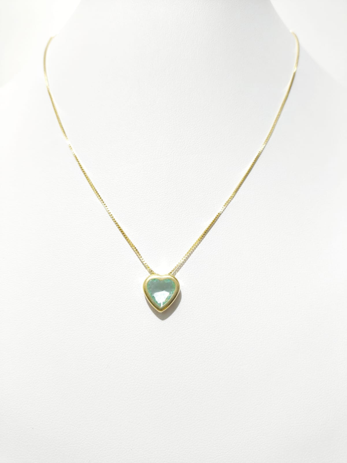 Colar Ponto de Cor - Coração