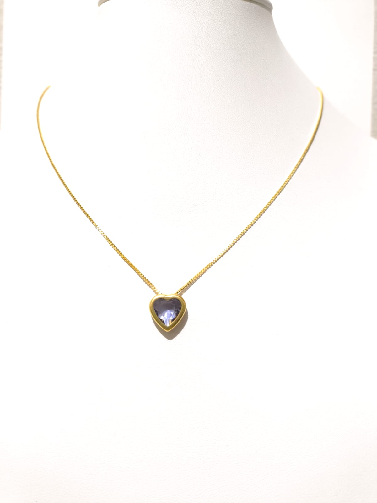 Colar Ponto de Cor - Coração