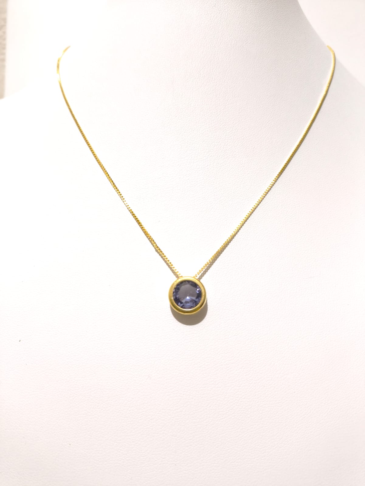 Colar Ponto de Cor - Redondo