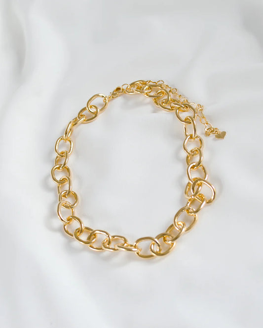 Choker Corrente Elos Ovais Largos