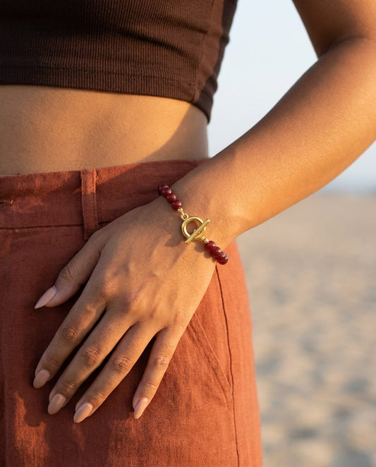 Pulseira Jade Rubi