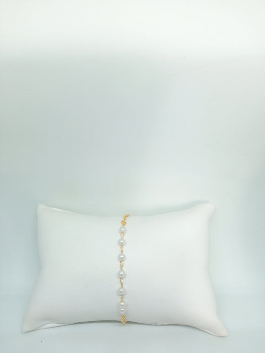 Pulseira Cartier e Mini Pérola