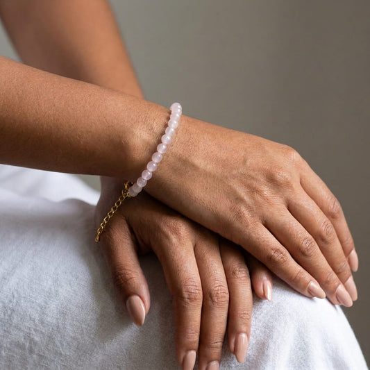 Pulseira Quartzo Rosa