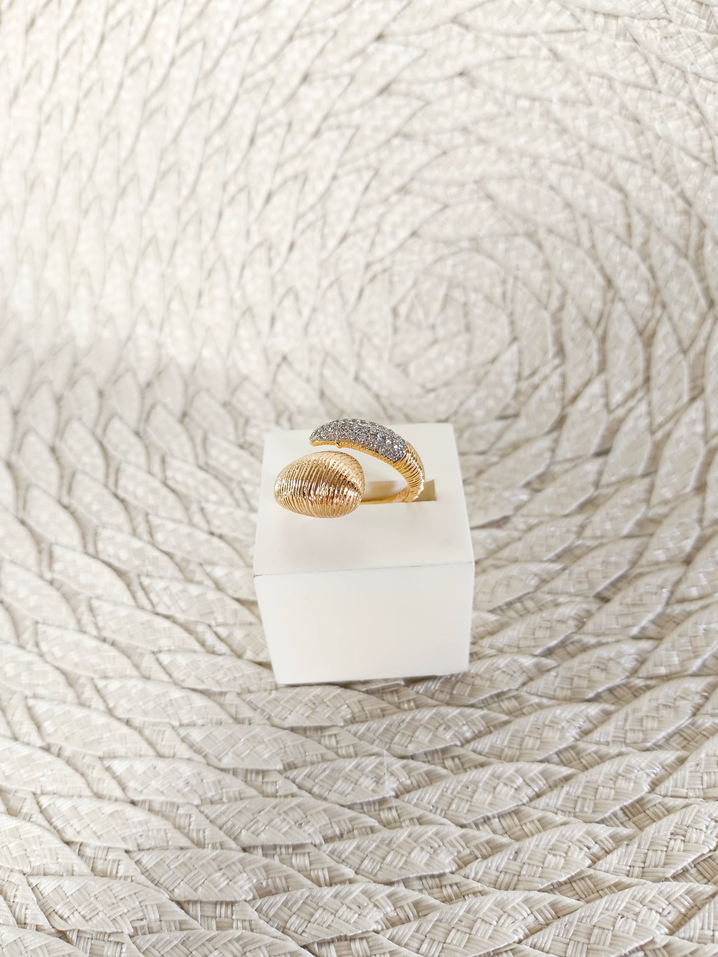 Anel Cravação e Textura - Aro 18