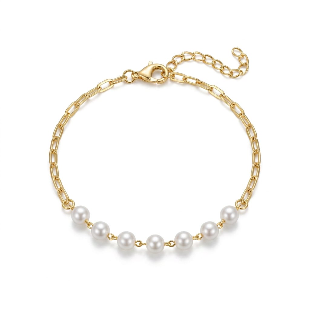 Pulseira Cartier e Mini Pérola
